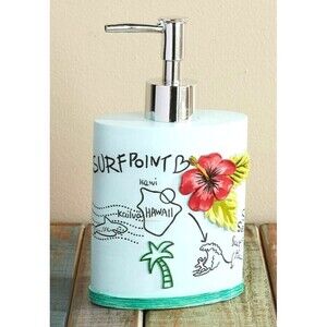 Huntington Beach Surf City Soap Dispenser Postcard Roadmap Bath Kitchen Gift NEW